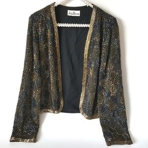 🎀SOLD🎀 Vintage 1980's JACK BRYAN Beaded Evening J…